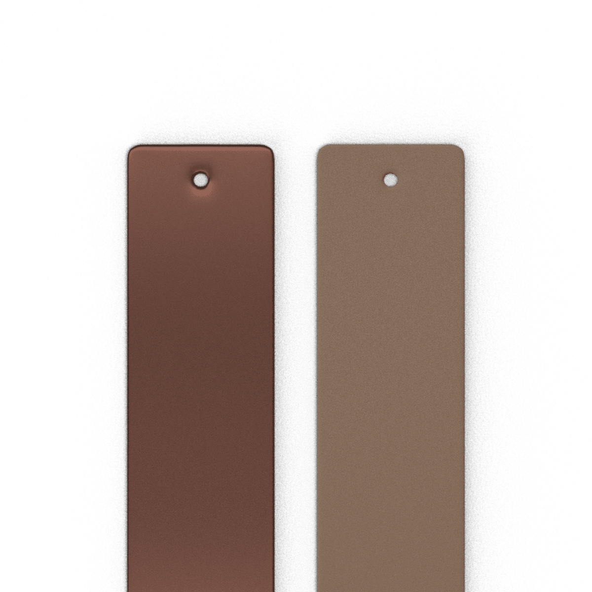 Cuir réversible Marron Glacé / Mocha – Manchette – 25 mm – Les Georgettes