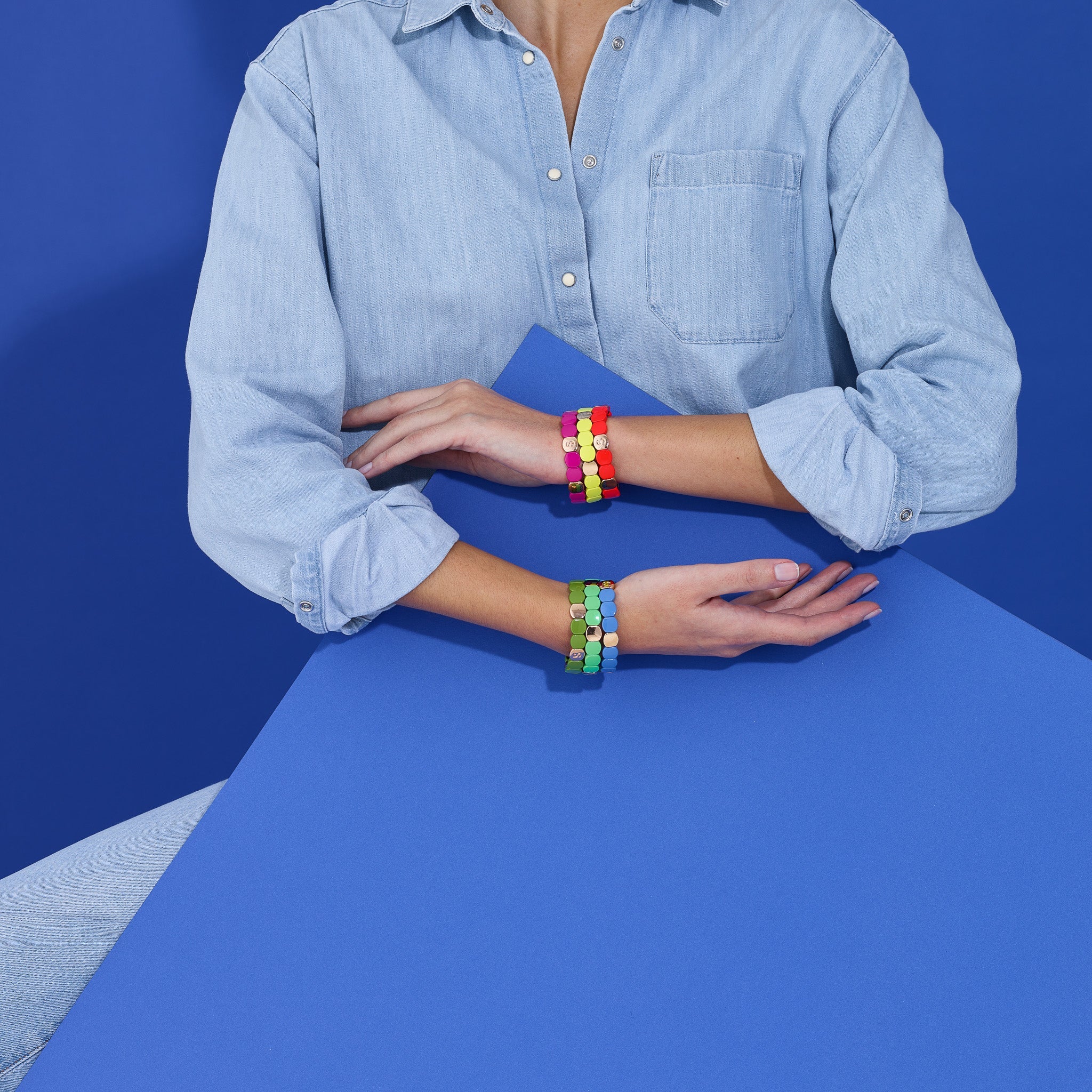 Colorful - Denim - Bracelet - Simone à Bordeaux