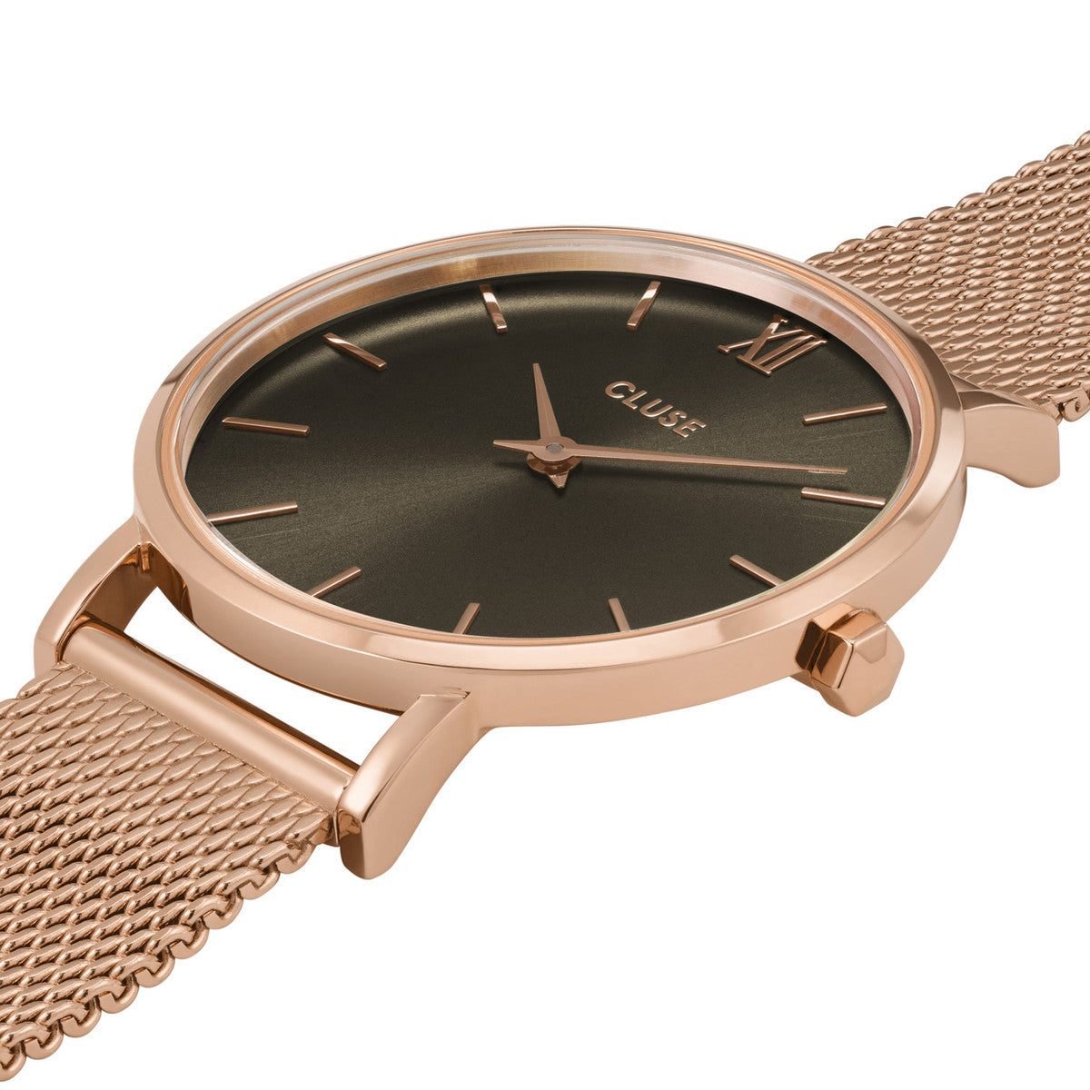 Midnight Mesh - Grey Rose Gold - Cluse Watch