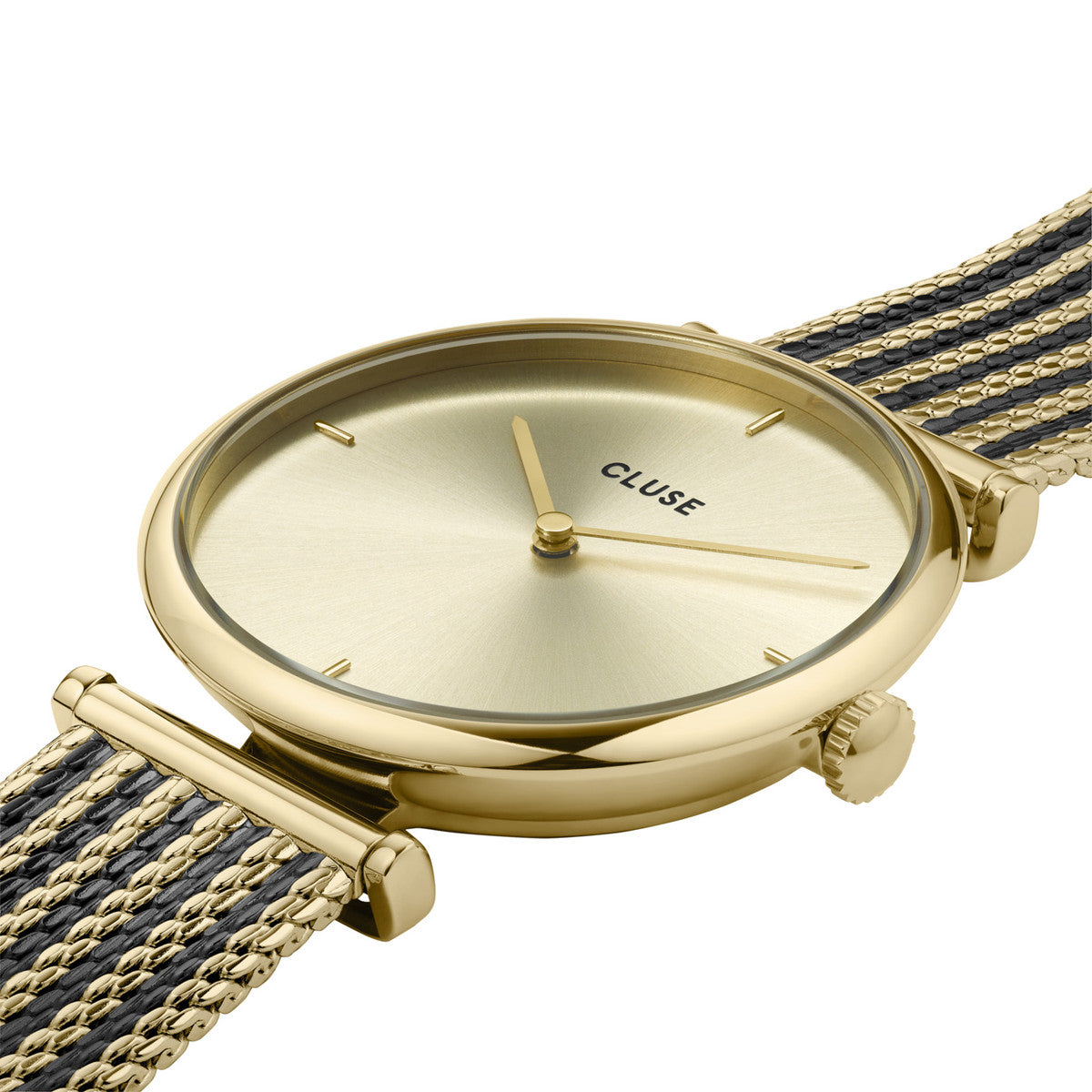 Triomphe Mesh – Gold – Cluse-Uhr