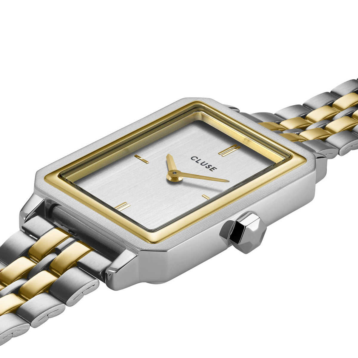 Fluette – Zweifarbiges Silber – Cluse-Uhr