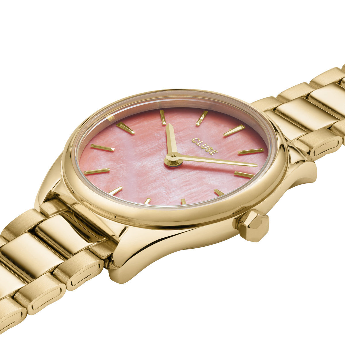 Féroce Mini – Goldene Aprikose – Cluse-Uhr