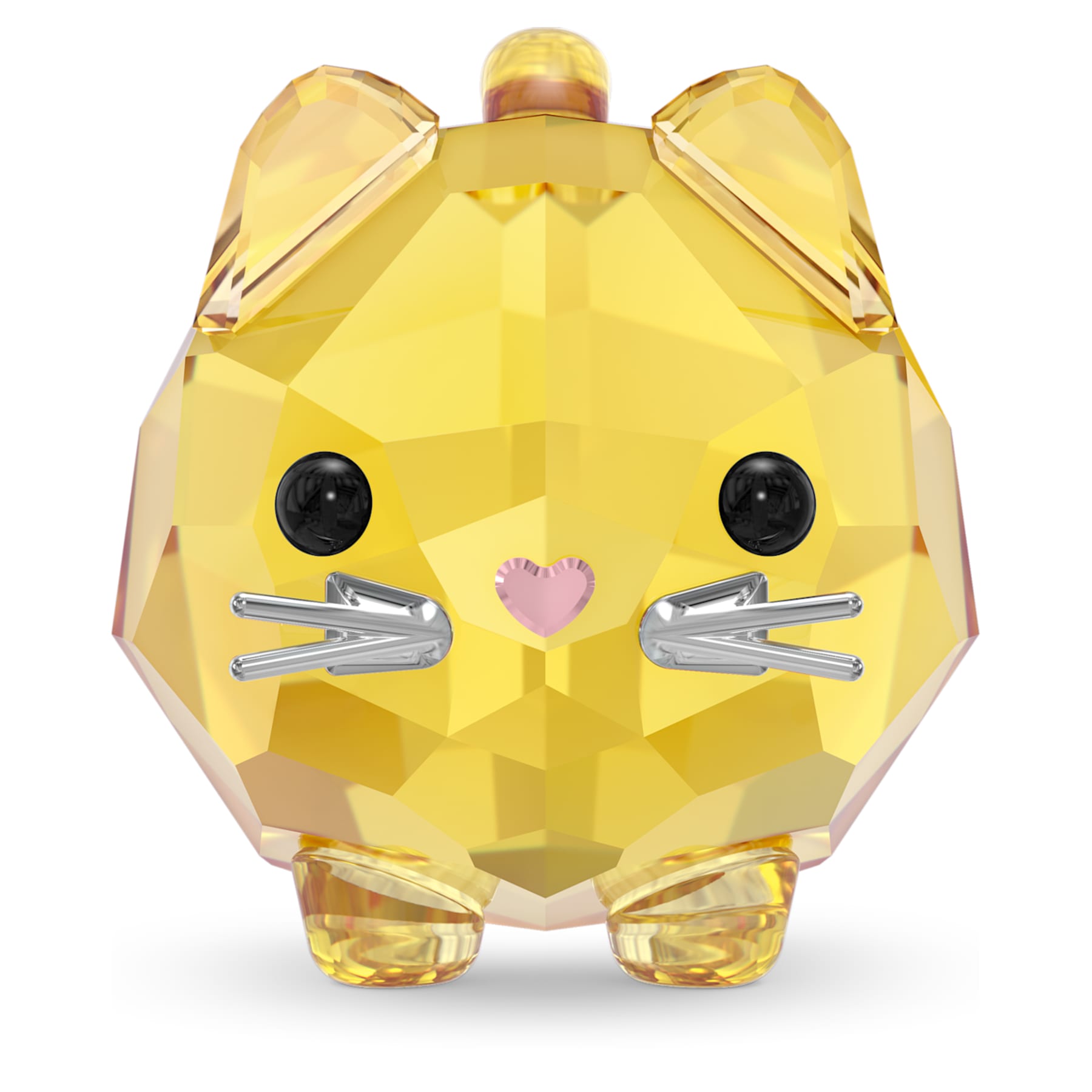 Chat Jaune - Figurine - Swarovski