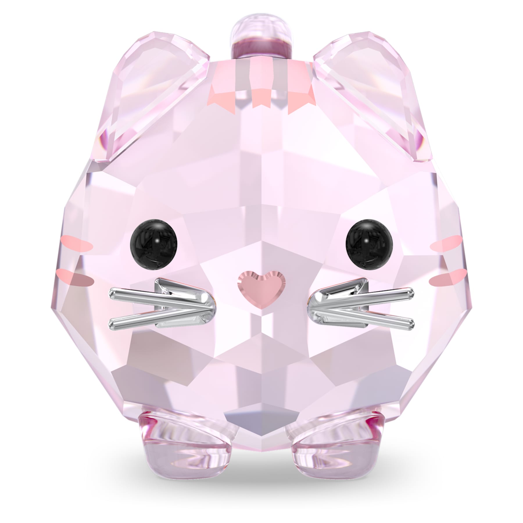 Chat Rose - Figurine - Swarovski