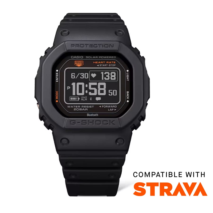 Collection G-Shock - DW-H5600-1ER - Montre Casio – boîtier en résine bio noir, écran numérique, bracelet en résine bio noire – vue 3