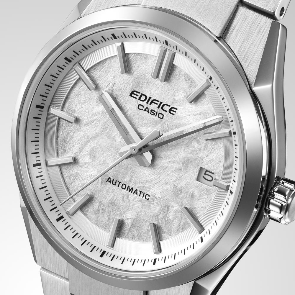 Collection Edifice - EFK-110D-7AER - Montre Casio – boîtier compact en acier argenté, cadran clair texturé, bracelet en acier – vue 5