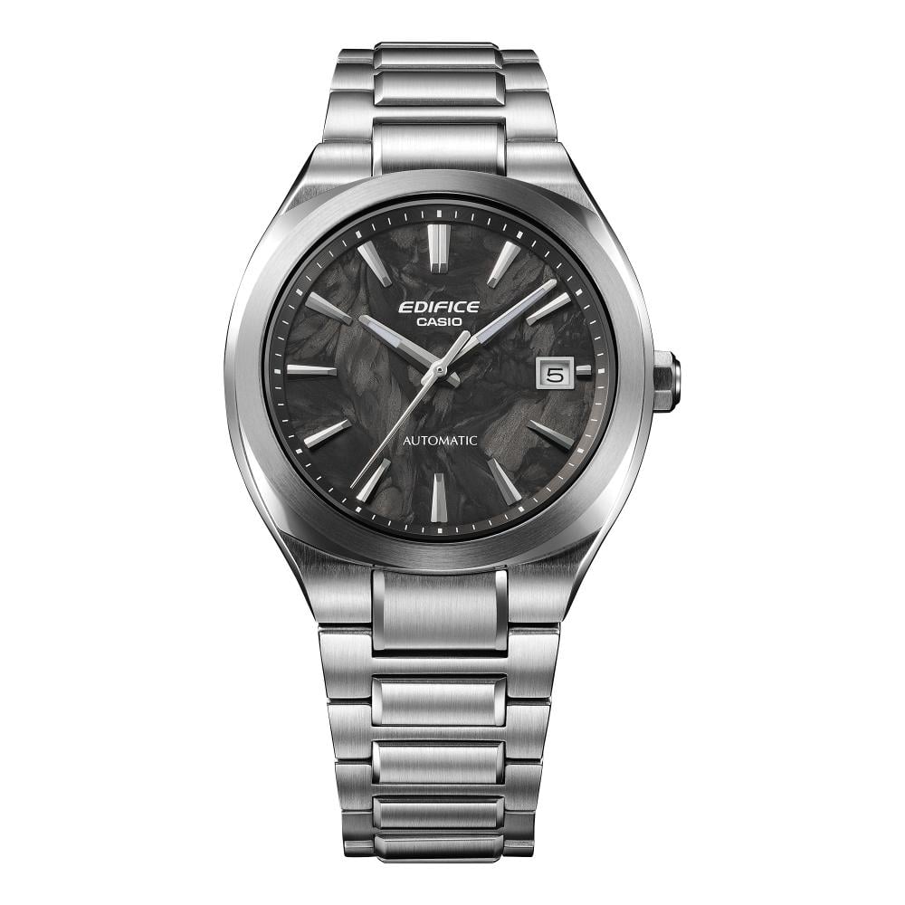 Collection Edifice - EFK-200CD-1AER - Montre Casio – boîtier en acier inoxydable argenté, cadran noir, bracelet acier massif – vue 8