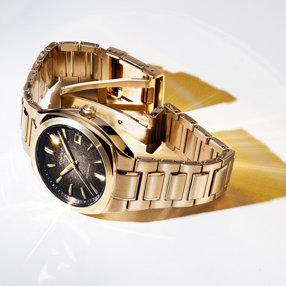 Collection Edifice - EFK-200DG-5AER - Montre Casio – boîtier doré, cadran marron, bracelet en acier doré – vue 4