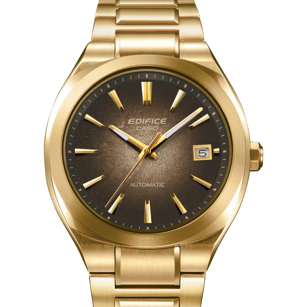 Collection Edifice - EFK-200DG-5AER - Montre Casio – boîtier doré, cadran marron, bracelet en acier doré – vue 5