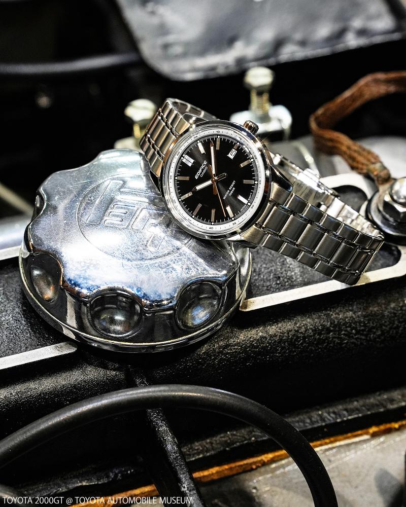Collection Edifice - EFR-109D-1AER - Montre Casio – boîtier en acier argenté, cadran noir, bracelet en acier inoxydable – vue 3