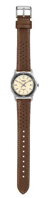 Collection Edifice - EFR-109L-7AER - Montre Casio – boîtier en acier argenté, cadran clair, bracelet en cuir – vue 5