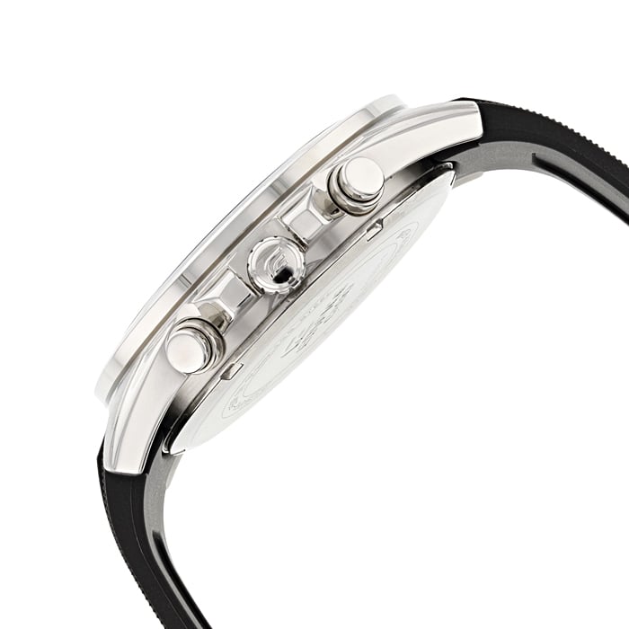Collection Edifice - EFV-550P-1AVUEF - Montre Casio – chronographe au boîtier en acier inoxydable, bracelet en résine noire – vue 2