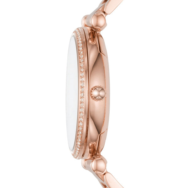 Montre femme Fossil Carlie ES4301 – cadran doré rose bracelet acier inoxydable doré rose – vue 3