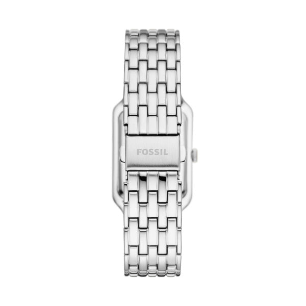 Montre femme Fossil Raquel ES5306 – cadran nacre bracelet acier inoxydable argenté – vue 2