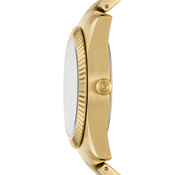 Montre femme Fossil Scarlette ES5338 – cadran doré bracelet acier inoxydable doré – vue 3