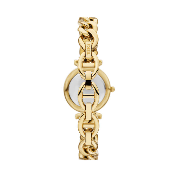 Montre femme Fossil Gift Set ES5387SET – cadran doré bracelet acier inoxydable doré – vue 2