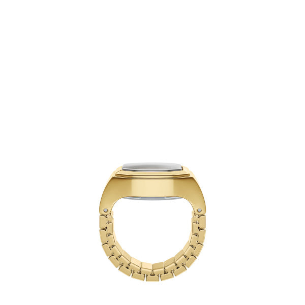 Montre femme Fossil Harlow Watch Ring ES5446 – cadran crème bracelet acier inoxydable doré – vue 6