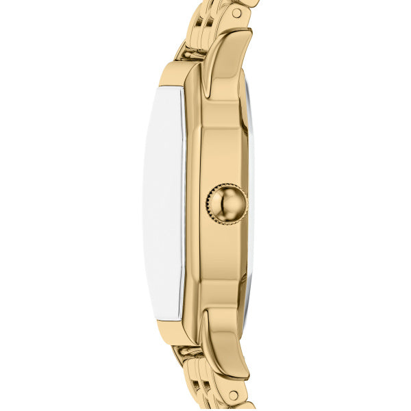 Montre femme Fossil Harlow ES5451 – cadran blanc bracelet acier inoxydable doré – vue 3