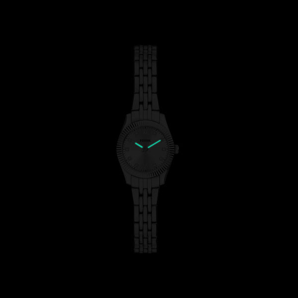 Montre femme Fossil Scarlette ES5475 – cadran argenté bracelet acier inoxydable argenté – vue 5