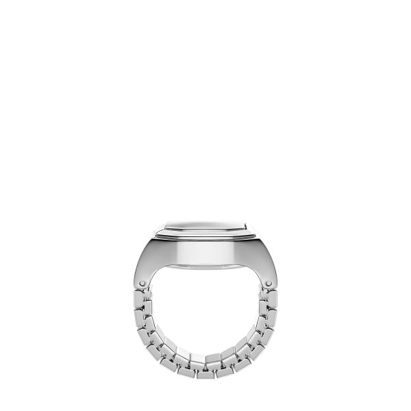 Montre femme Fossil Harlow Watch Ring ES5482 – cadran argenté bracelet acier inoxydable argenté – vue 6
