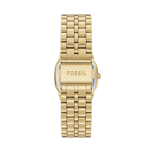 Montre femme Fossil Harlow ES5489 – cadran blanc bracelet acier inoxydable doré – vue 2