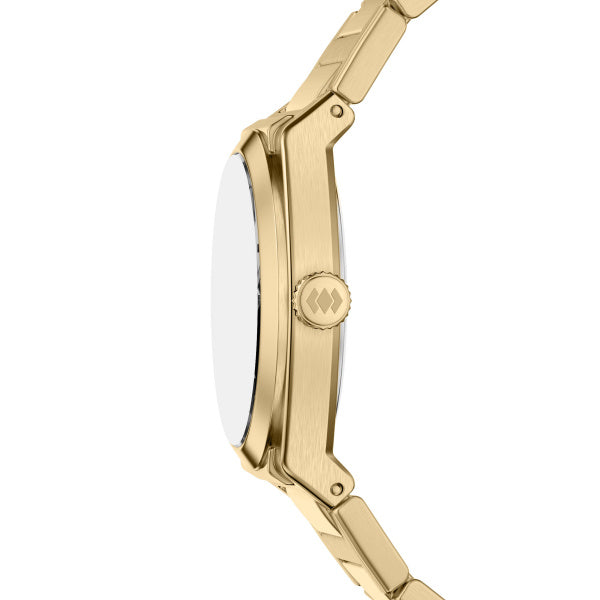 Montre femme Fossil Everett ES5492 – cadran doré bracelet acier inoxydable doré – vue 3