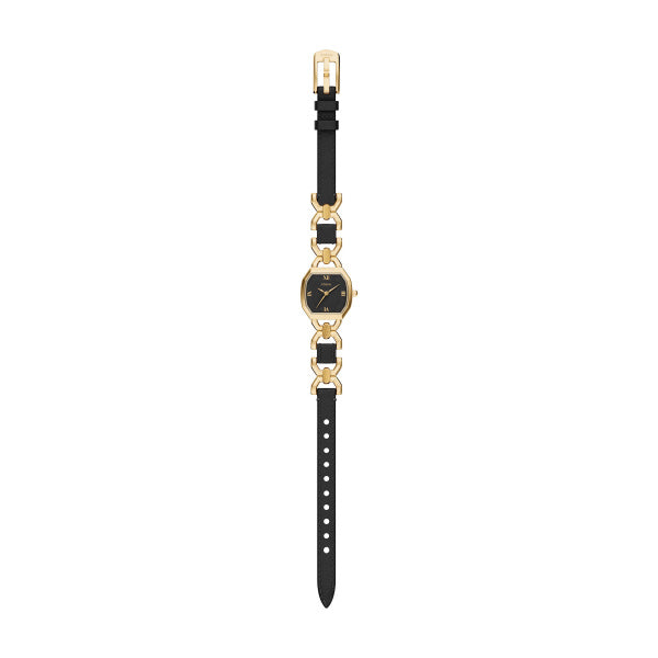 Montre femme Fossil Harlow ES5496 – cadran noir bracelet cuir multicolore – vue 5