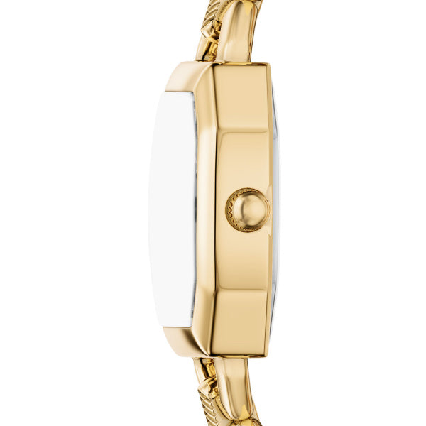 Montre femme Fossil Harlow ES5497 – cadran marron bracelet cuir multicolore – vue 3