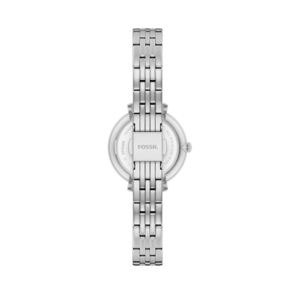 Montre femme Fossil Heidi ES5499 – cadran argenté bracelet acier inoxydable argenté – vue 2