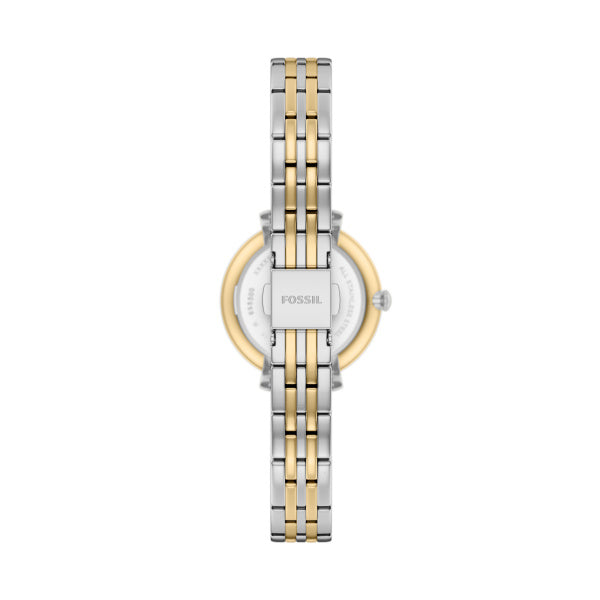 Montre femme Fossil Heidi ES5500 – cadran bicolore bracelet acier inoxydable bicolore – vue 2