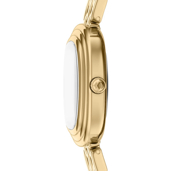 Montre femme Fossil Emerson ES5506 – cadran doré bracelet acier inoxydable doré – vue 3