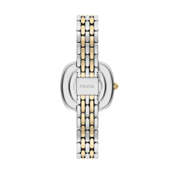 Montre femme Fossil Emerson ES5509 – cadran bicolore bracelet acier inoxydable bicolore – vue 2