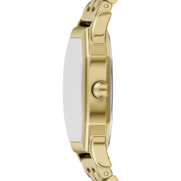 Montre femme Fossil Harlow ES5511 – cadran rouge bracelet acier inoxydable doré – vue 3