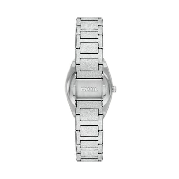 Montre femme Fossil Everett ES5522 – cadran argenté bracelet acier inoxydable argenté – vue 2