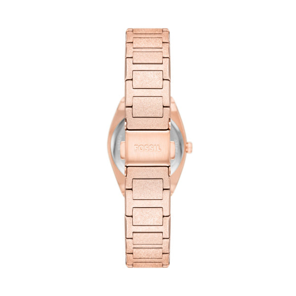 Montre femme Fossil Everett ES5523 – cadran doré rose bracelet acier inoxydable doré rose – vue 2