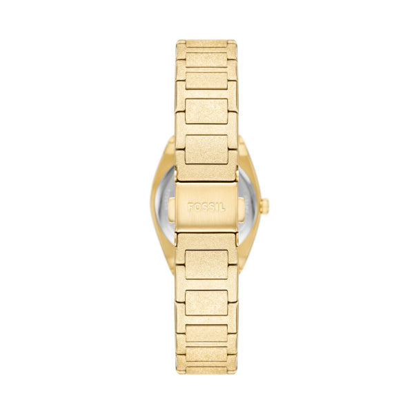 Montre femme Fossil Everett ES5524 – cadran doré bracelet acier inoxydable doré – vue 2