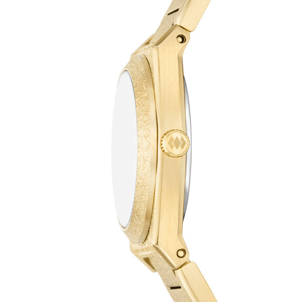 Montre femme Fossil Everett ES5524 – cadran doré bracelet acier inoxydable doré – vue 3