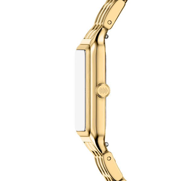 Montre femme Fossil Raquel ES5529 – cadran doré bracelet acier inoxydable doré – vue 3