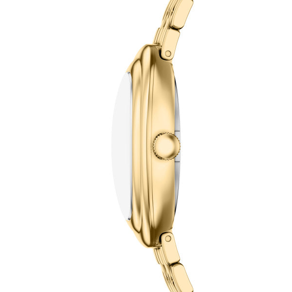Montre femme Fossil Sloan ES5541 – cadran argenté bracelet acier inoxydable doré – vue 3