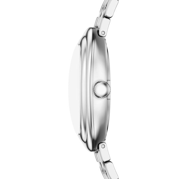 Montre femme Fossil Sloan ES5543 – cadran argenté bracelet acier inoxydable argenté – vue 3