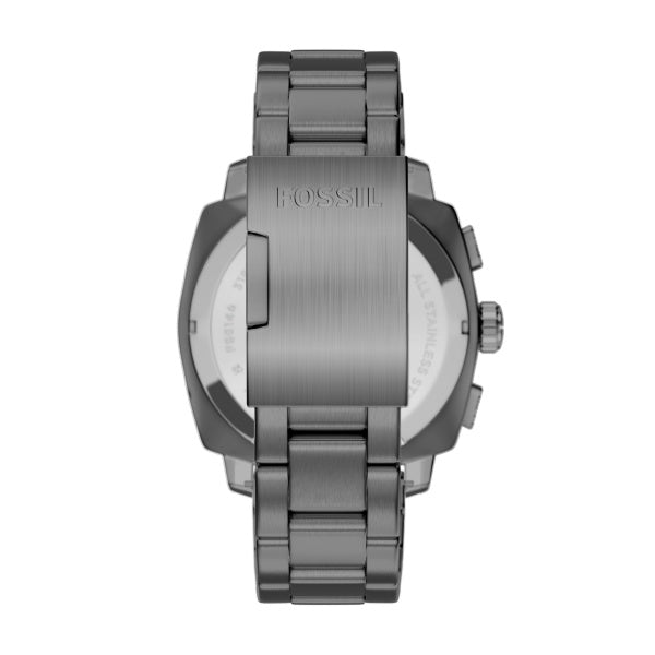 Montre homme Fossil Machine FS6160 – cadran gris bracelet acier inoxydable anthracite – vue 2