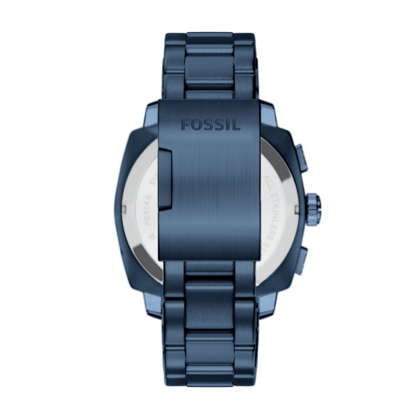 Montre homme Fossil Machine FS6167 – cadran bleu bracelet acier inoxydable bleu – vue 2