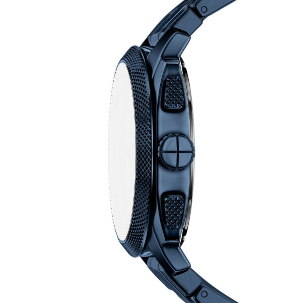 Montre homme Fossil Machine FS6167 – cadran bleu bracelet acier inoxydable bleu – vue 3