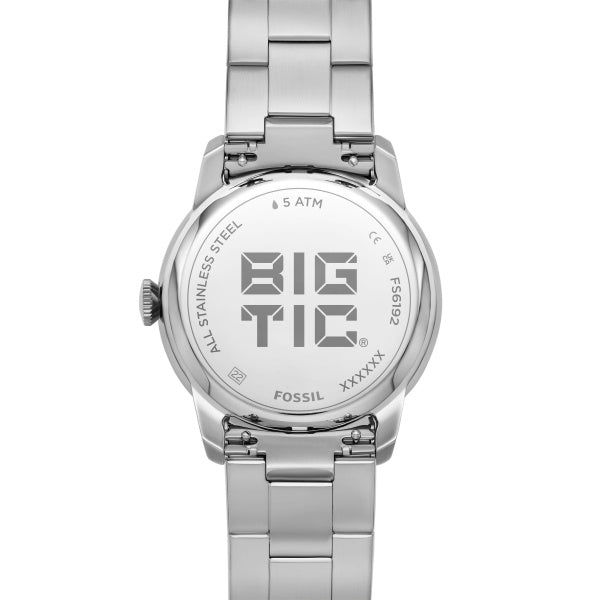 Montre connectée homme Fossil Townsman FS6192 – cadran argenté bracelet acier inoxydable argenté – vue 4