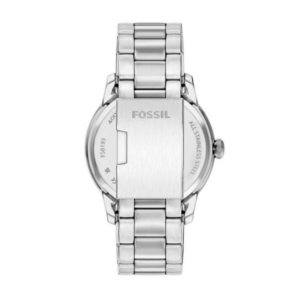Montre connectée homme Fossil Townsman FS6192 – cadran argenté bracelet acier inoxydable argenté – vue 2