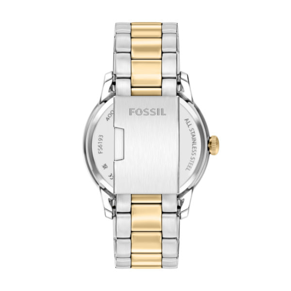 Montre connectée homme Fossil Townsman FS6193 – cadran bicolore bracelet acier inoxydable bicolore – vue 2