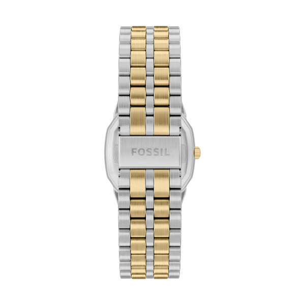 Montre homme Fossil Harlow FS6212 – cadran crème bracelet acier bicolore – vue 2