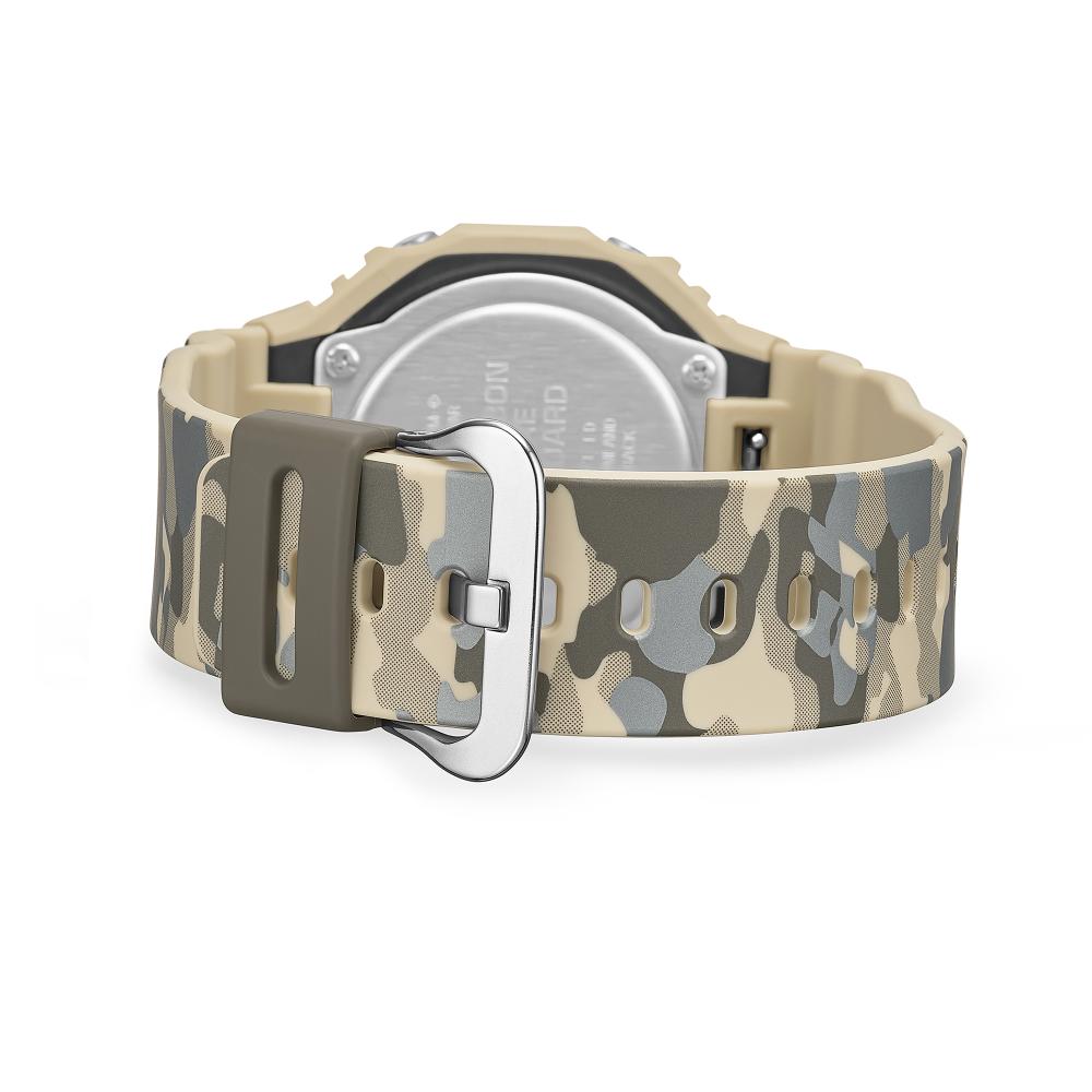 Collection G-Shock - GA-2100CM-5AER - Montre Casio – boîtier à motif camouflage marron, bracelet en résine bio marron – vue 8