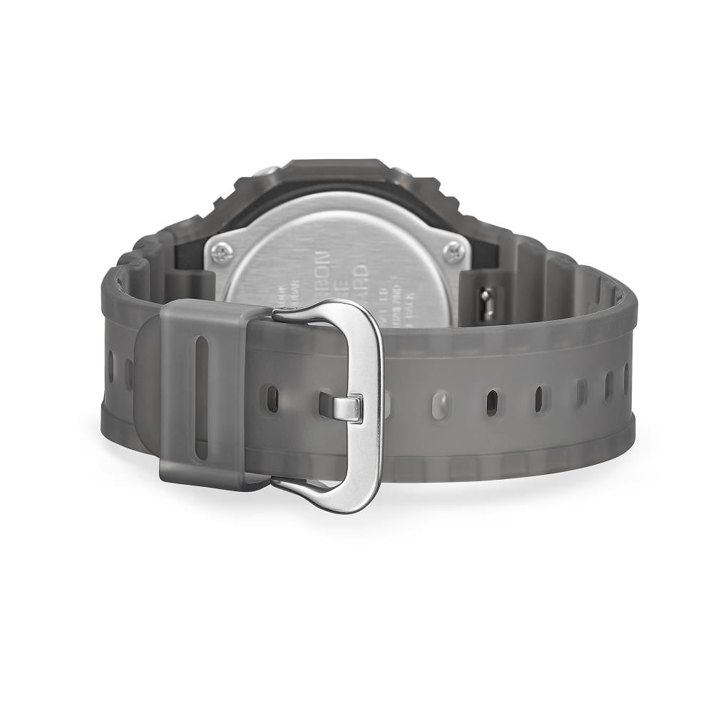 Collection G-Shock - GA-2100K-1AER - Montre Casio – boîtier et bracelet en résine translucide mate noire, cadran noir laqué – vue 6