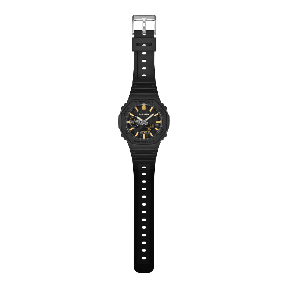 Collection G-Shock - GA-2100LXB-1A9ER - Montre Casio – boîtier noir en carbone et résine bio, bracelet noir en résine bio – vue 5